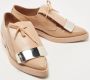 Marni Pre-owned Leather flats Beige Dames - Thumbnail 4