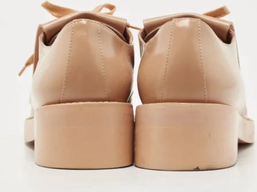 Marni Pre-owned Leather flats Beige Dames