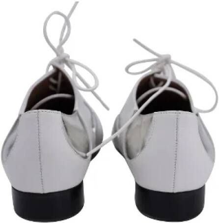 Marni Pre-owned Leather flats White Dames