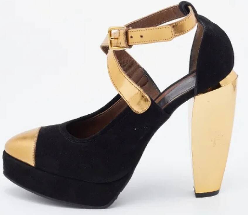 Marni Pre-owned Leather heels Black Dames