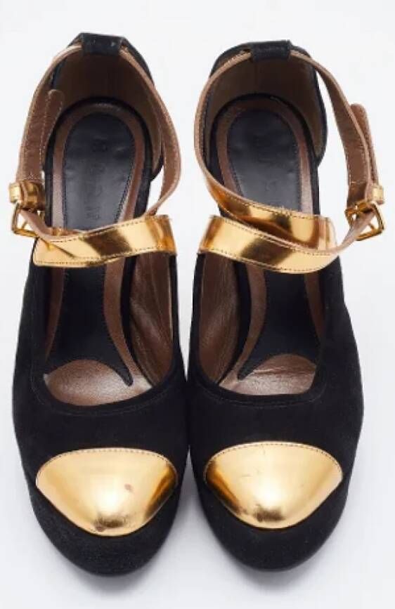 Marni Pre-owned Leather heels Black Dames