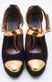 Marni Pre-owned Leather heels Black Dames - Thumbnail 3