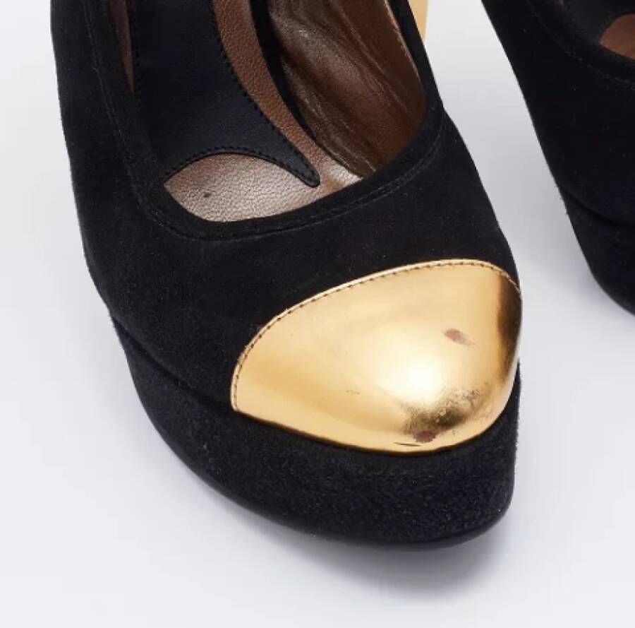 Marni Pre-owned Leather heels Black Dames