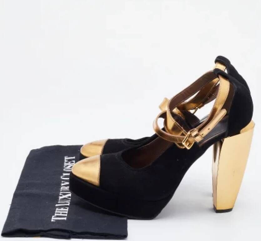 Marni Pre-owned Leather heels Black Dames