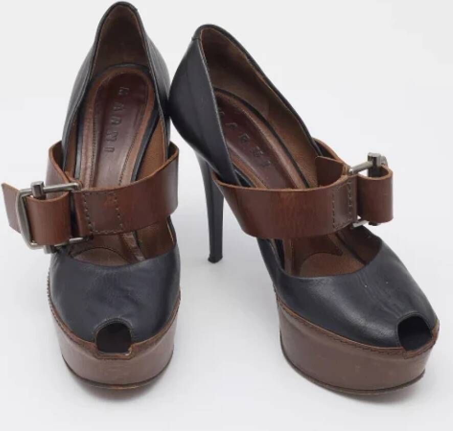 Marni Pre-owned Leather heels Black Dames