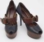 Marni Pre-owned Leather heels Black Dames - Thumbnail 3