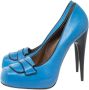 Marni Pre-owned Leather heels Blue Dames - Thumbnail 3