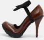 Marni Pre-owned Leather heels Brown Dames - Thumbnail 2