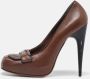 Marni Pre-owned Leather heels Brown Dames - Thumbnail 2