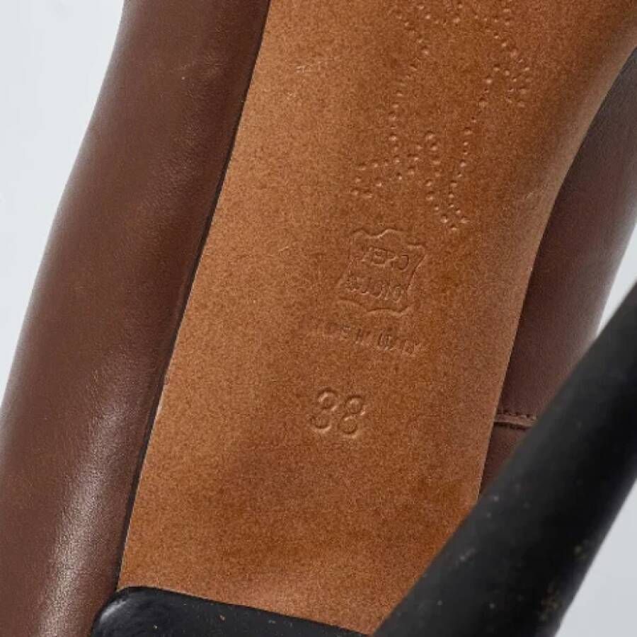 Marni Pre-owned Leather heels Brown Dames