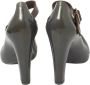 Marni Pre-owned Leather heels Gray Dames - Thumbnail 4