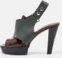 Marni Pre-owned Leather heels Gray Dames - Thumbnail 2
