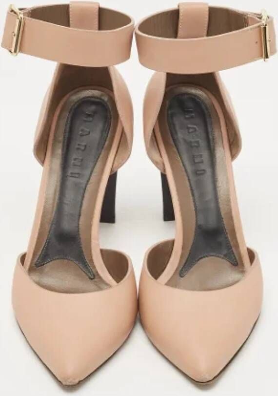 Marni Pre-owned Leather heels Pink Dames