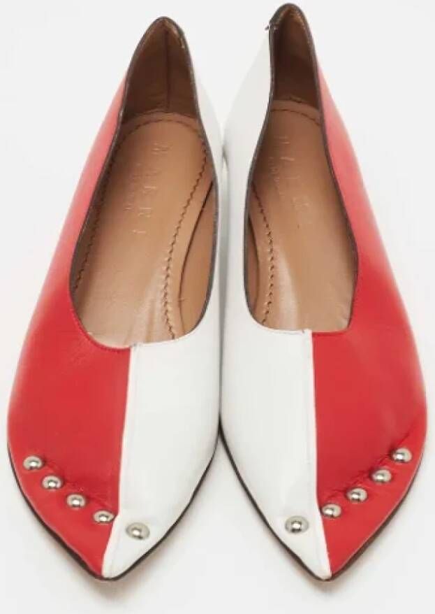 Marni Pre-owned Leather heels Red Dames