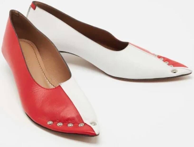 Marni Pre-owned Leather heels Red Dames