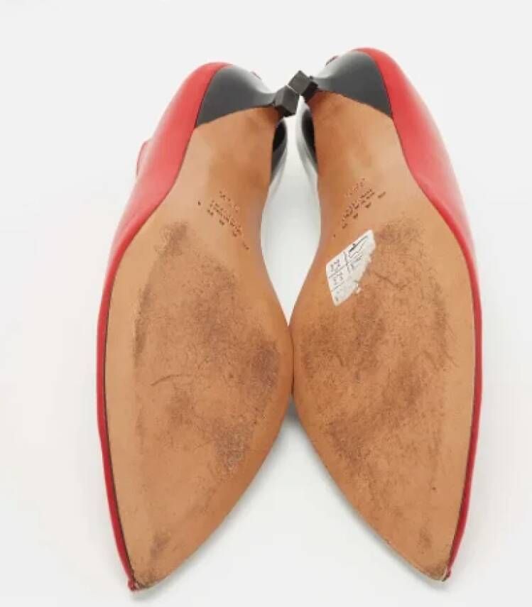 Marni Pre-owned Leather heels Red Dames