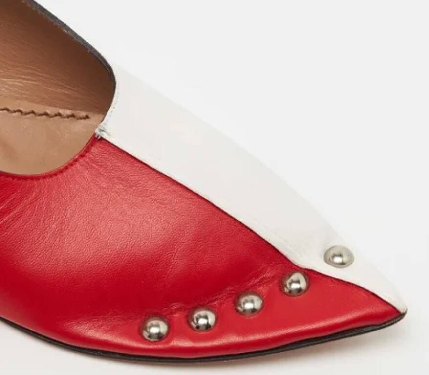 Marni Pre-owned Leather heels Red Dames