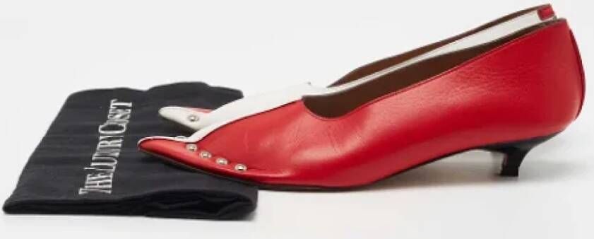 Marni Pre-owned Leather heels Red Dames