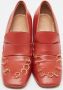 Marni Pre-owned Leather heels Red Dames - Thumbnail 3