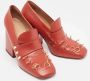Marni Pre-owned Leather heels Red Dames - Thumbnail 4