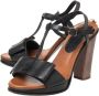 Marni Pre-owned Leather sandals Black Dames - Thumbnail 3