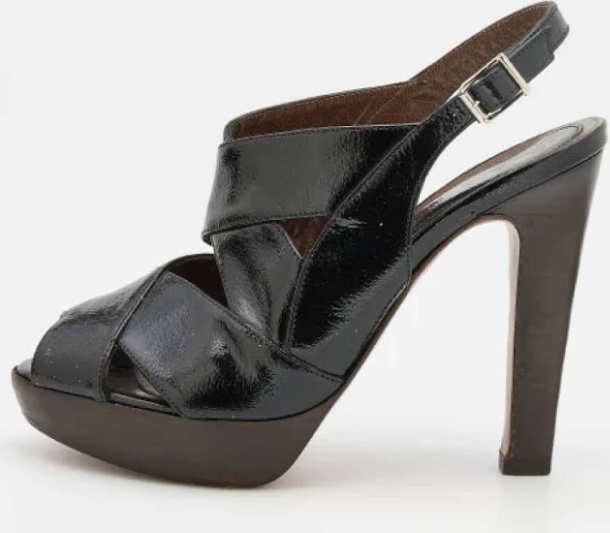 Marni Pre-owned Leather sandals Black Dames