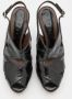 Marni Pre-owned Leather sandals Black Dames - Thumbnail 3