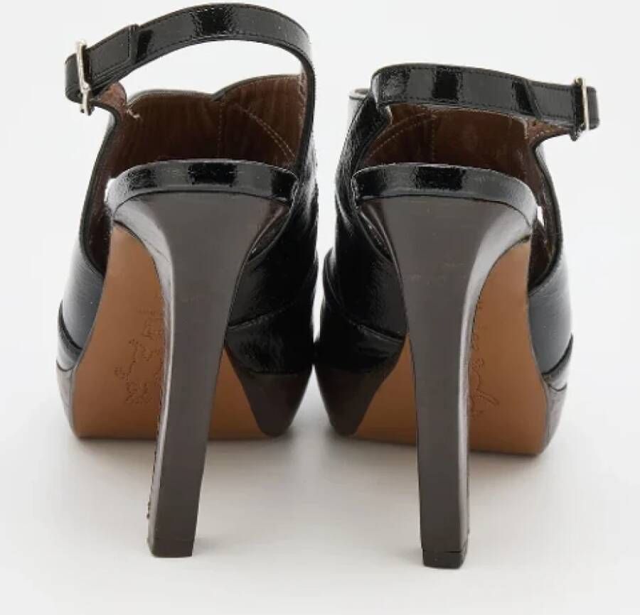 Marni Pre-owned Leather sandals Black Dames