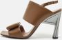 Marni Pre-owned Leather sandals Brown Dames - Thumbnail 2