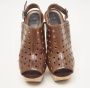 Marni Pre-owned Leather sandals Brown Dames - Thumbnail 3