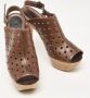 Marni Pre-owned Leather sandals Brown Dames - Thumbnail 4