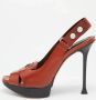 Marni Pre-owned Leather sandals Brown Dames - Thumbnail 2