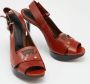 Marni Pre-owned Leather sandals Brown Dames - Thumbnail 4