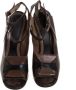 Marni Pre-owned Leather sandals Brown Dames - Thumbnail 2