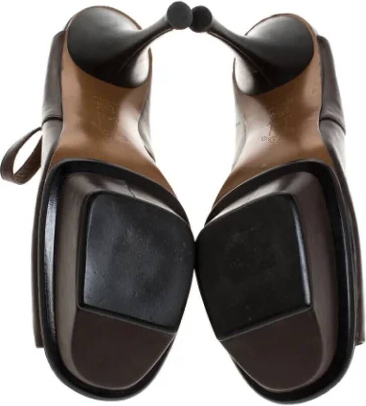 Marni Pre-owned Leather sandals Brown Dames