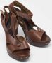 Marni Pre-owned Leather sandals Brown Dames - Thumbnail 4
