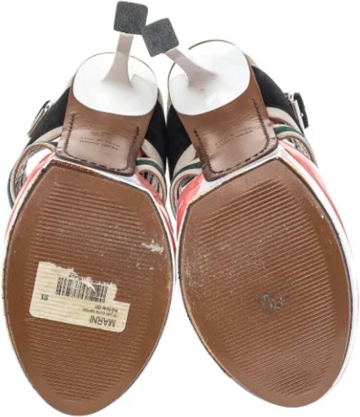 Marni Pre-owned Leather sandals Multicolor Dames