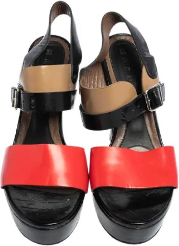 Marni Pre-owned Leather sandals Multicolor Dames