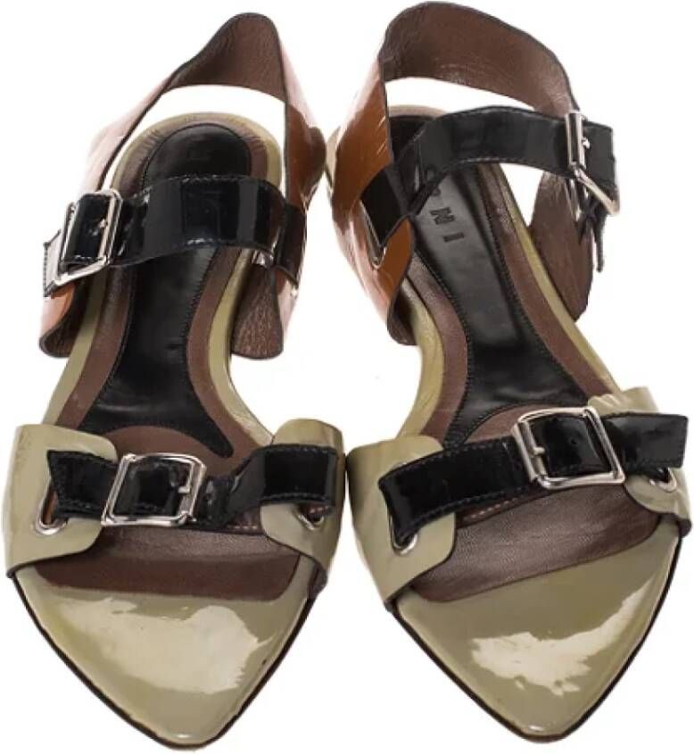 Marni Pre-owned Leather sandals Multicolor Dames