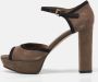 Marni Pre-owned Nylon sandals Brown Dames - Thumbnail 2