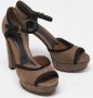 Marni Pre-owned Nylon sandals Brown Dames - Thumbnail 4