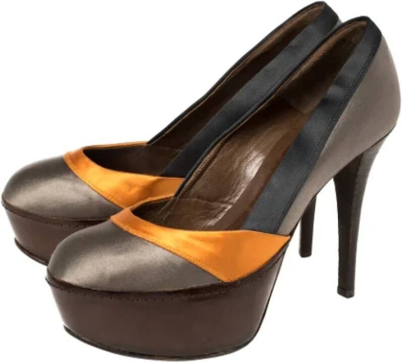 Marni Pre-owned Satin heels Multicolor Dames