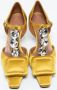 Marni Pre-owned Satin heels Yellow Dames - Thumbnail 3