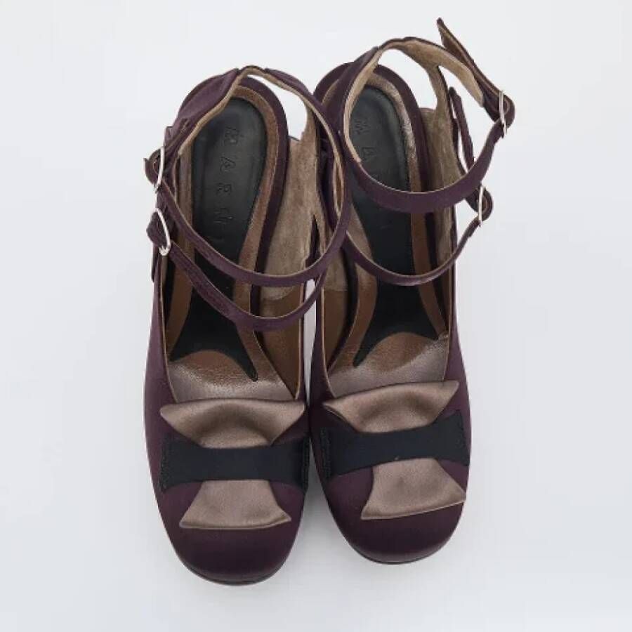 Marni Pre-owned Satin sandals Multicolor Dames