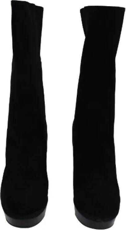 Marni Pre-owned Suede boots Black Dames