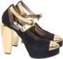 Marni Pre-owned Suede heels Black Dames - Thumbnail 2