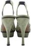Marni Pre-owned Suede heels Green Dames - Thumbnail 4