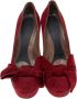 Marni Pre-owned Suede heels Red Dames - Thumbnail 2