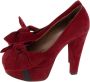 Marni Pre-owned Suede heels Red Dames - Thumbnail 3
