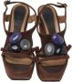 Marni Pre-owned Suede sandals Brown Dames - Thumbnail 2